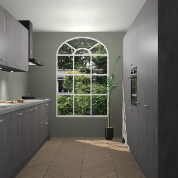 Beton Antraciet keuken Dawei 90636