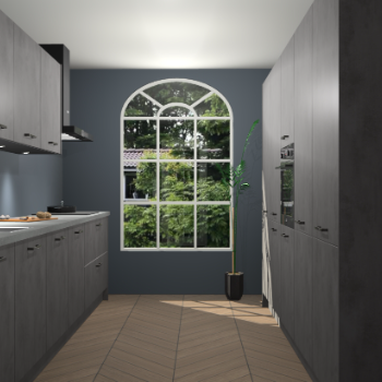 Beton Antraciet keuken Dawei 90639