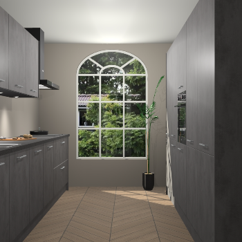 Beton Antraciet keuken Dawei 90643