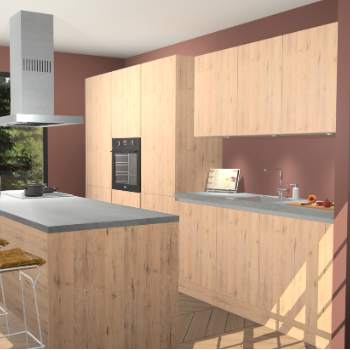 Madera Natuur greeploze keuken Straatsburg 48466