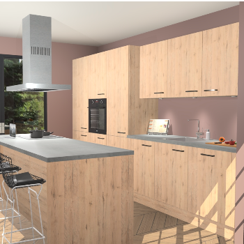 Madera Natuur keuken Straatsburg 48479