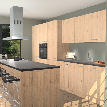 Madera Natuur keuken Straatsburg 48449