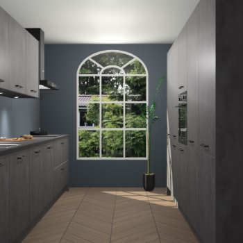 Beton Antraciet keuken Dawei 90647