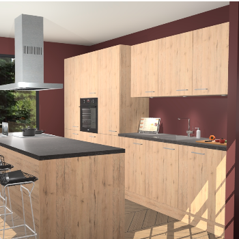 Madera Natuur keuken Straatsburg 48453