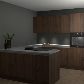 Noten greeploze keuken Rosario 68668