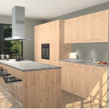 Madera Natuur keuken Straatsburg 48448