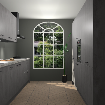 Beton Antraciet keuken Dawei 90652