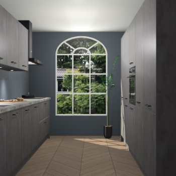 Beton Antraciet keuken Dawei 90653