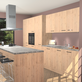 Madera Natuur keuken Straatsburg 48481