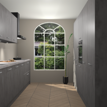 Beton Antraciet keuken Dawei 90655