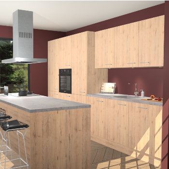 Madera Natuur keuken Straatsburg 48455