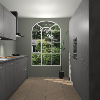 Beton Antraciet keuken Dawei 90662