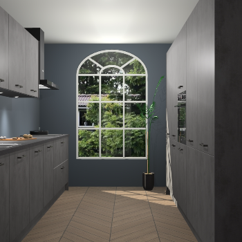 Beton Antraciet keuken Dawei 90665