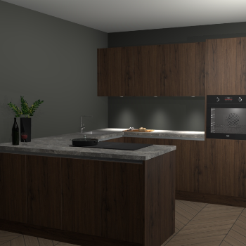 Noten greeploze keuken Rosario 68700