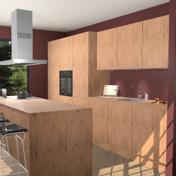 Astoria Eiken keuken Straatsburg 48411