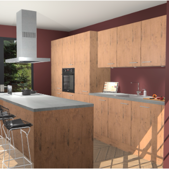 Astoria Eiken keuken Straatsburg 48605