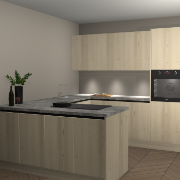 Vuren greeploze keuken Rosario 68889