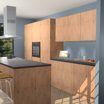 Astoria Eiken greeploze keuken Straatsburg 48780