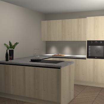 Vuren greeploze keuken Rosario 68915