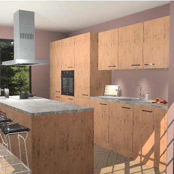 Astoria Eiken keuken Straatsburg 48810