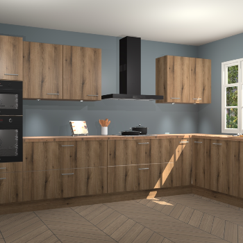 Goud eiken keuken Graz 71745