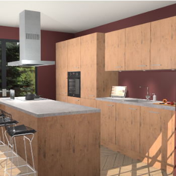 Astoria Eiken keuken Straatsburg 48804