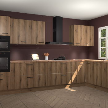 Goud eiken keuken Graz 71748