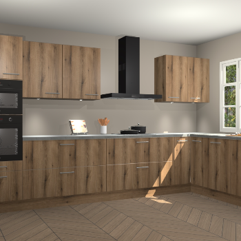 Goud eiken keuken Graz 71778