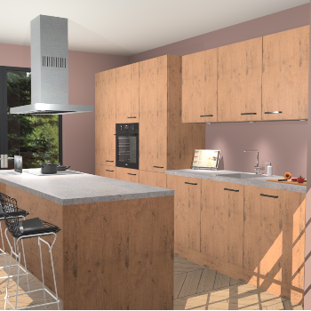 Astoria Eiken keuken Straatsburg 48812