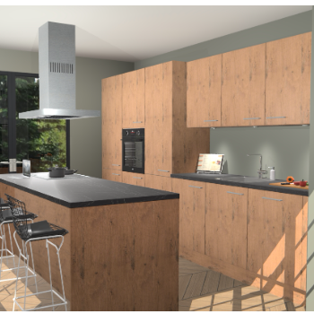 Astoria Eiken keuken Straatsburg 48604