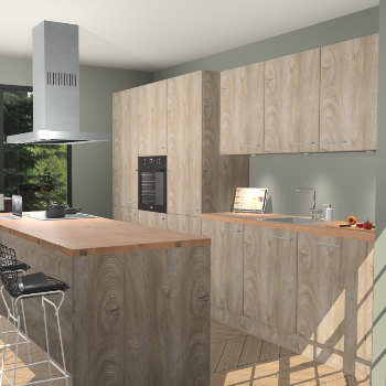 Cantaro Eiken keuken Straatsburg 48852