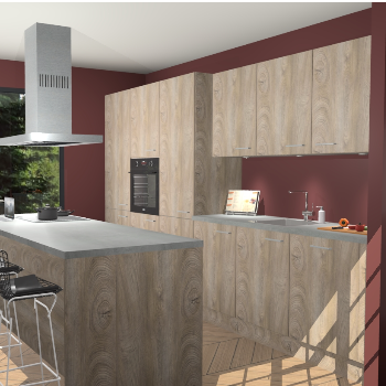 Cantaro Eiken keuken Straatsburg 48954