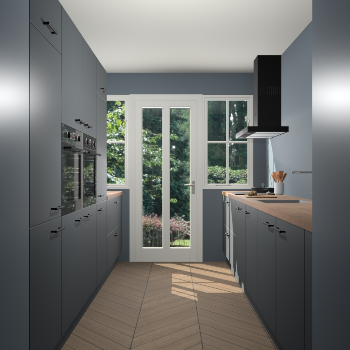 Onyxgrijze keuken Olympia 88140