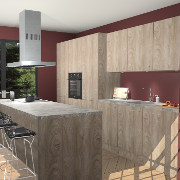 Cantaro Eiken keuken Straatsburg 48956