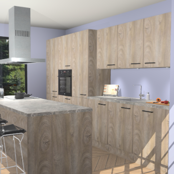 Cantaro Eiken keuken Straatsburg 48967