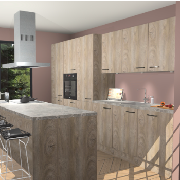 Cantaro Eiken keuken Straatsburg 48974