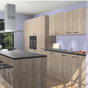 Cantaro Eiken keuken Straatsburg 48970