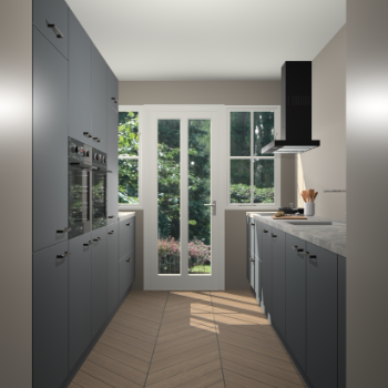 Onyxgrijze keuken Olympia 88160