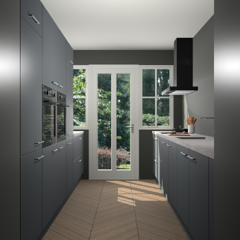 Onyxgrijze keuken Olympia 88162