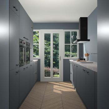 Onyxgrijze keuken Olympia 88165