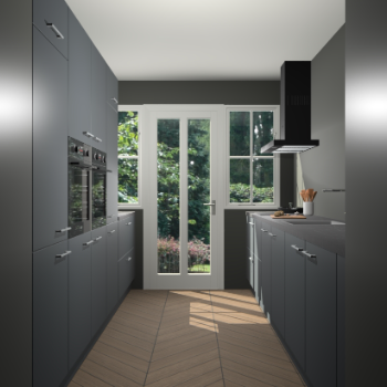 Onyxgrijze keuken Olympia 88168