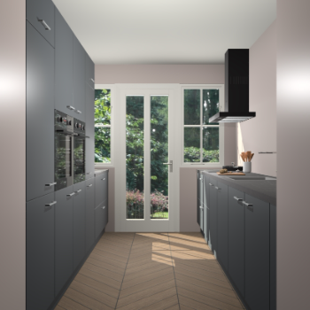 Onyxgrijze keuken Olympia 88169