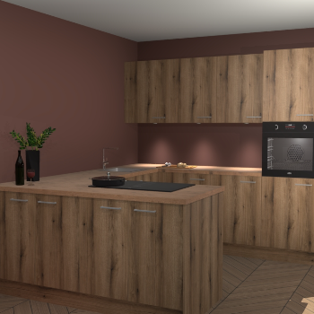 Goud Eiken keuken Rosario 67562