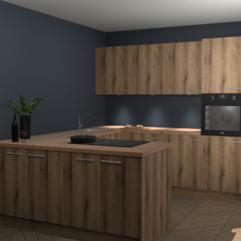 Goud Eiken keuken Rosario 67561