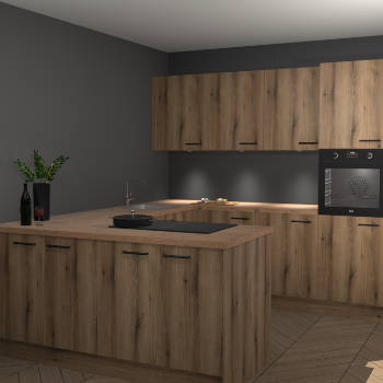 Goud Eiken keuken Rosario 67564