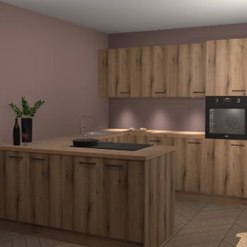 Goud Eiken keuken Rosario 67565