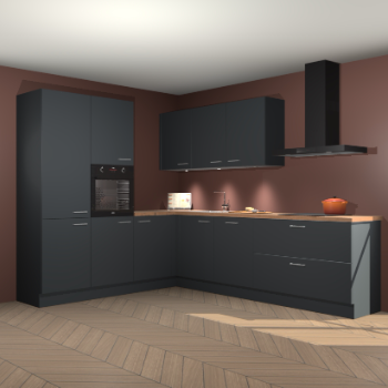 Onyxgrijze keuken Parla 82568