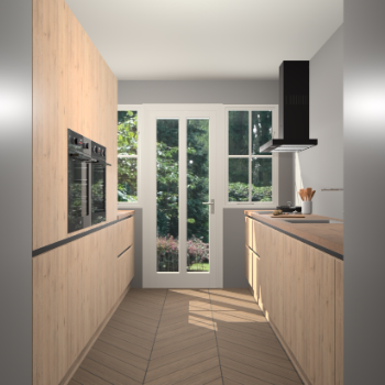 Madera Natuur greeploze keuken Olympia 88180