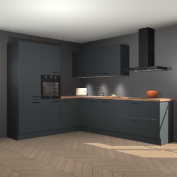 Onyxgrijze keuken Parla 82570