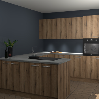 Goud Eiken keuken Rosario 67660